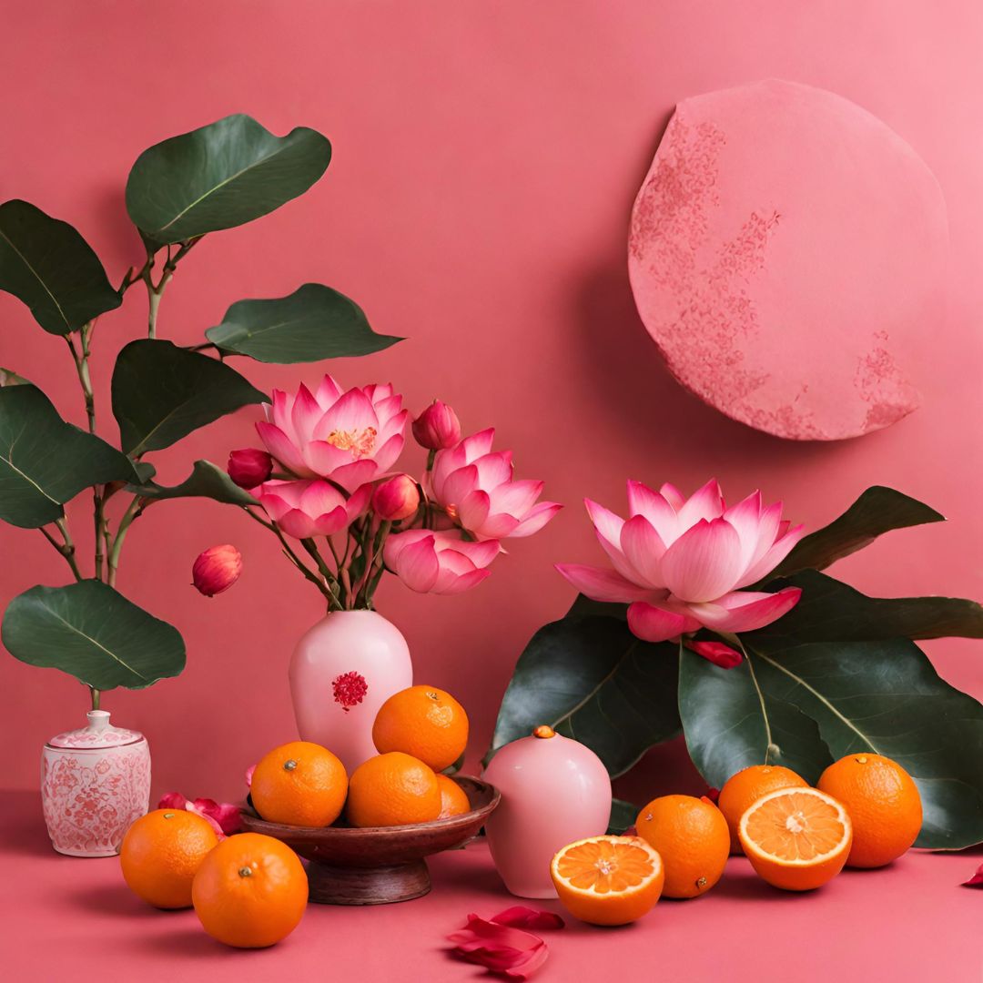 Floral Candle Set