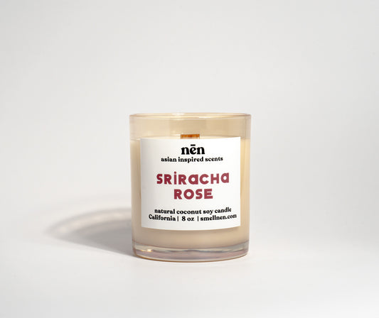 Sriracha Rose Candle