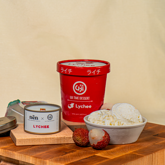 Uji Time Ice Cream Pint - LYCHEE