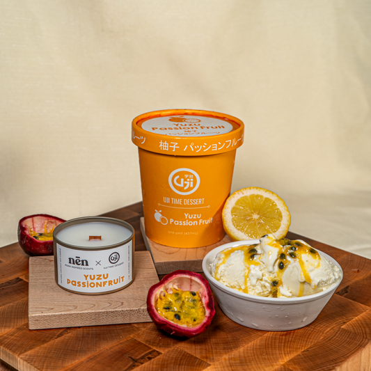 Uji Time Ice Cream Pint - YUZU PASSIONFRUIT